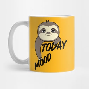 Sloth mood,lazy mood,sleepy mood low battery. Mug